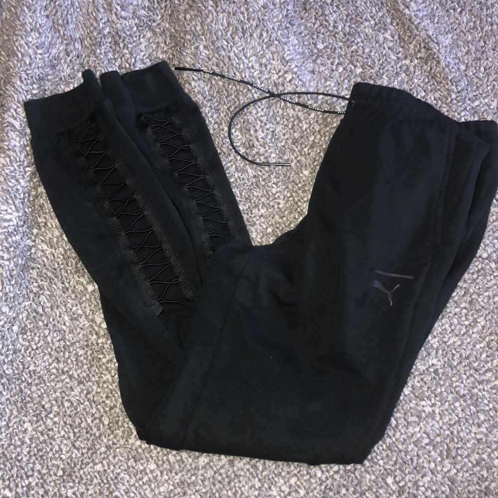 PUMA joggers.